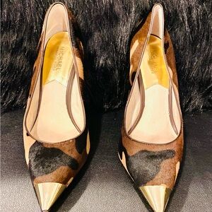 MICHAEL KORS Zady Camouflage Hair Calf Pump